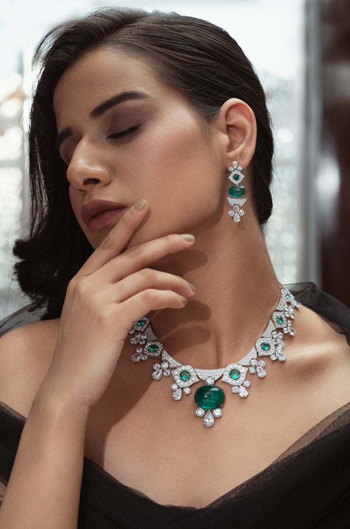 Julian Faux Diamond Necklace Set