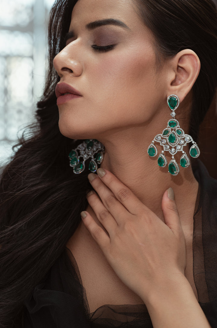 Aubrey Green Earrings