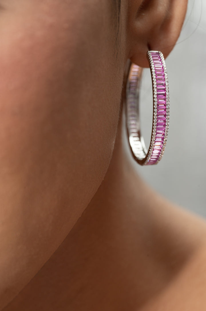 Ammy Pink Hoops