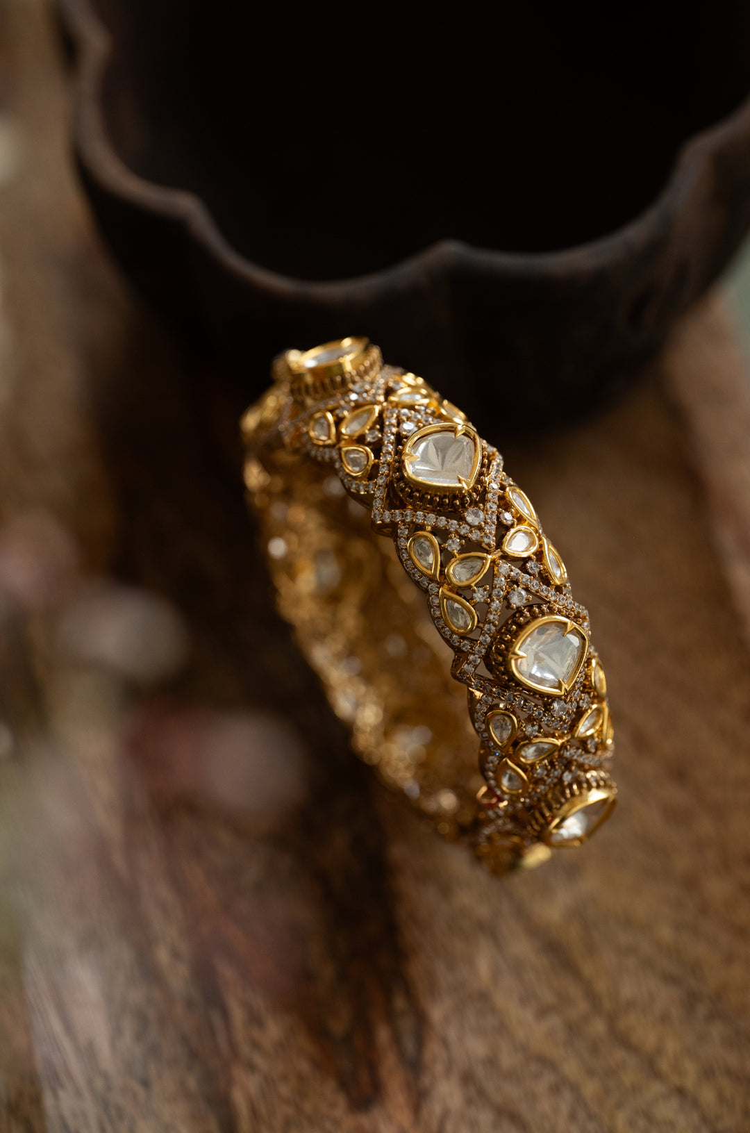 Naira Polki Bangle