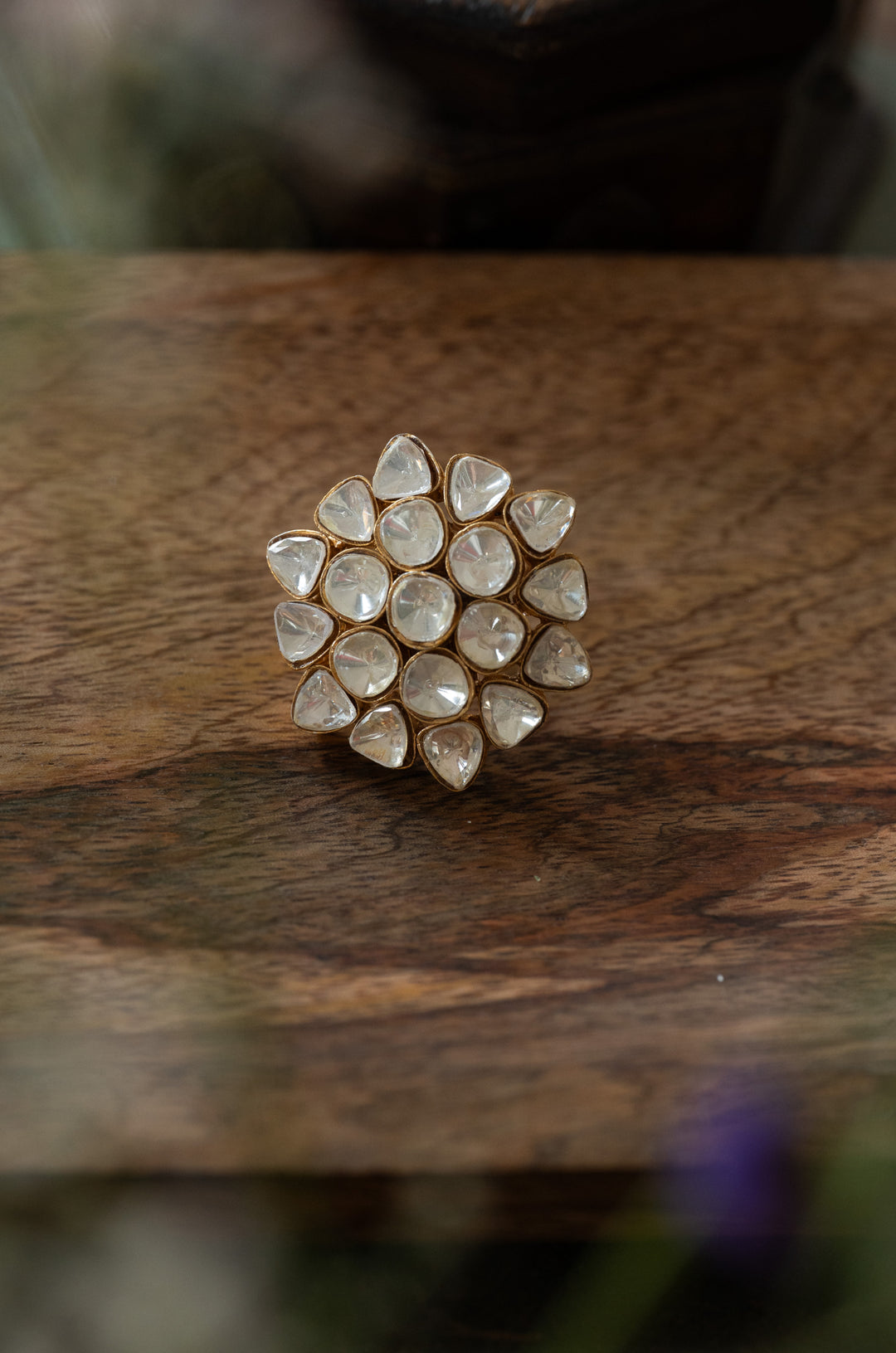 Zehra Polki Ring