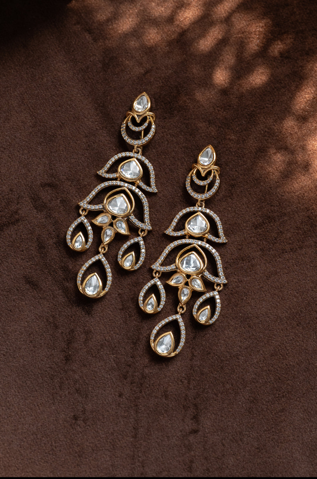 Qasr Polki Drop Earrings
