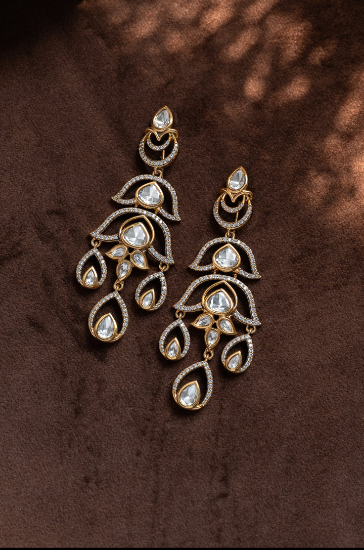 Qasr Polki Drop Earrings