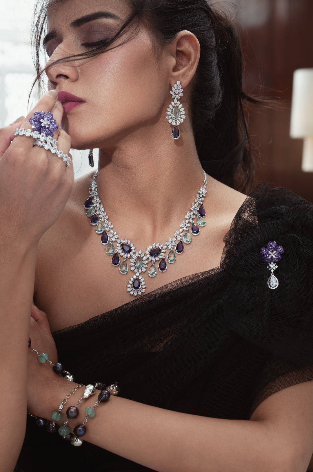 Ophelia Multicolored Necklace Set