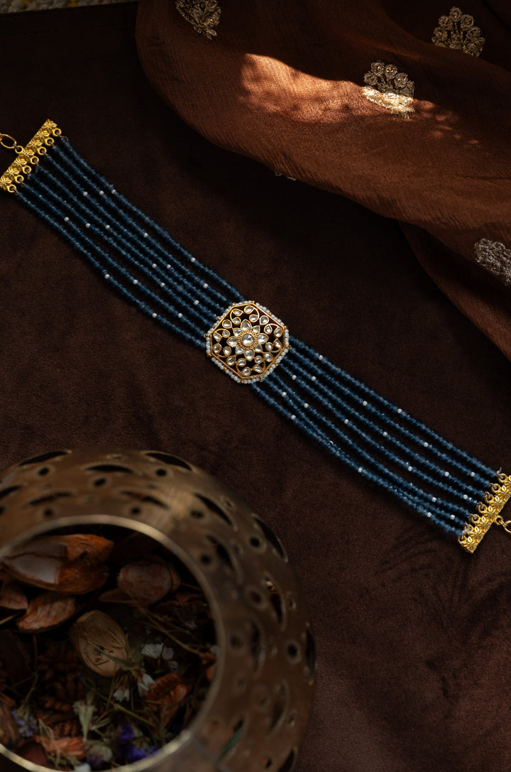 Midnight Blue Choker Necklace