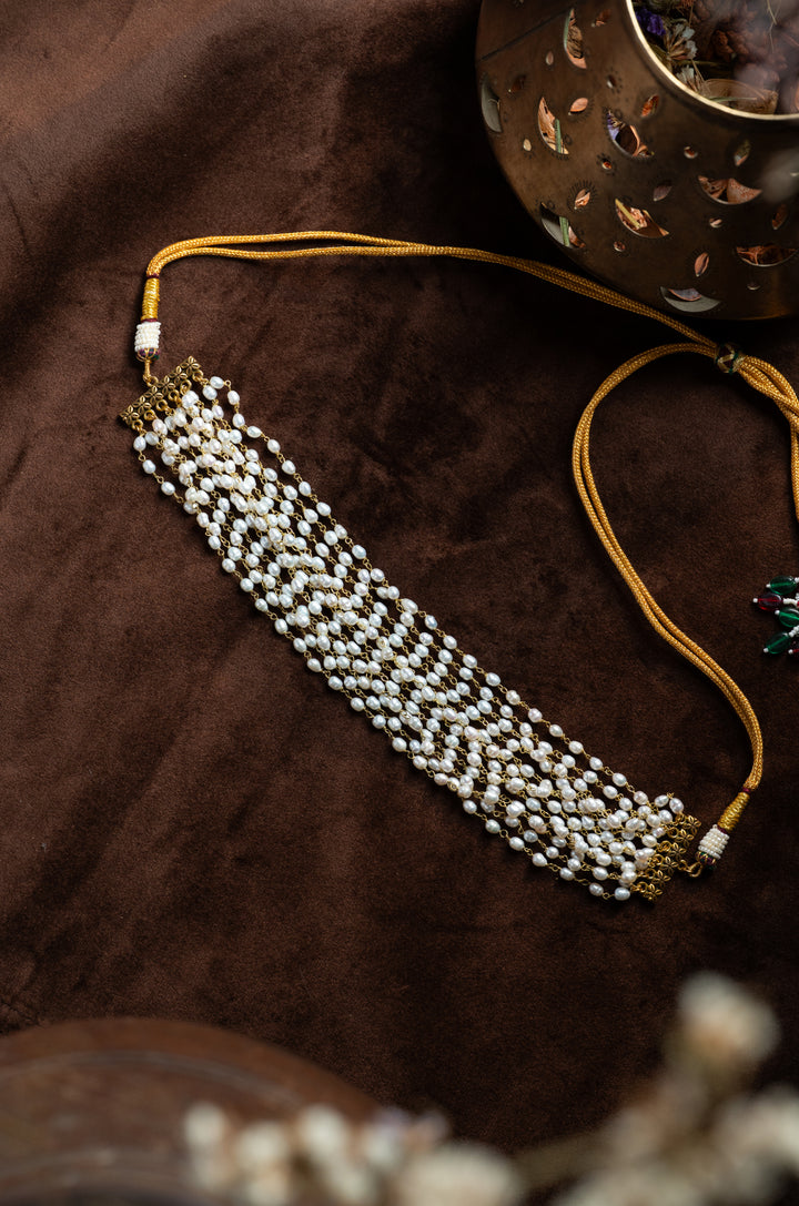 Esme Pearl Choker Necklace