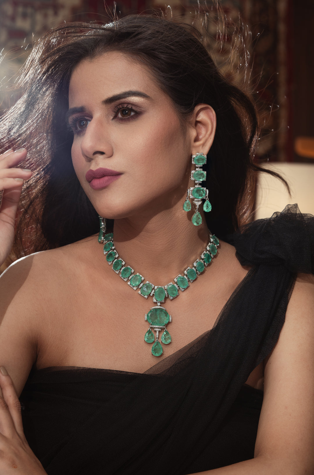 Ciel Mint Necklace Set