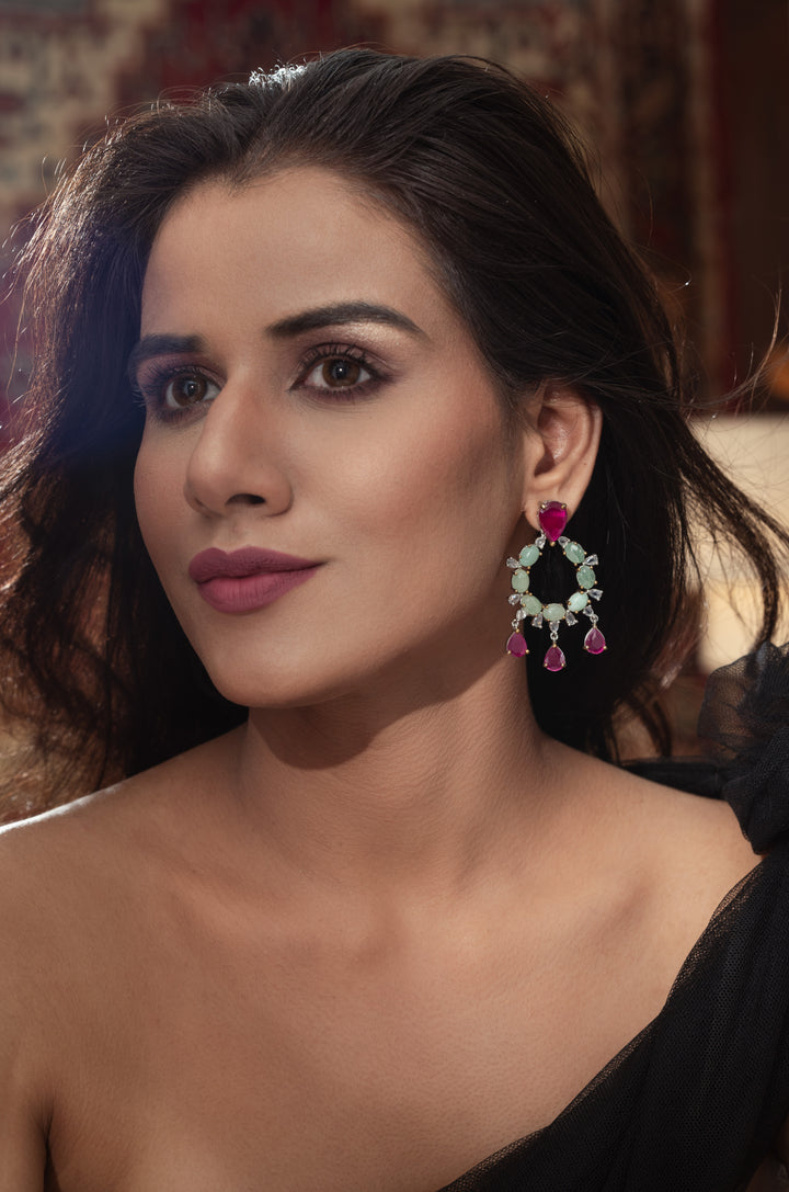 Rylee Red Mint Earrings