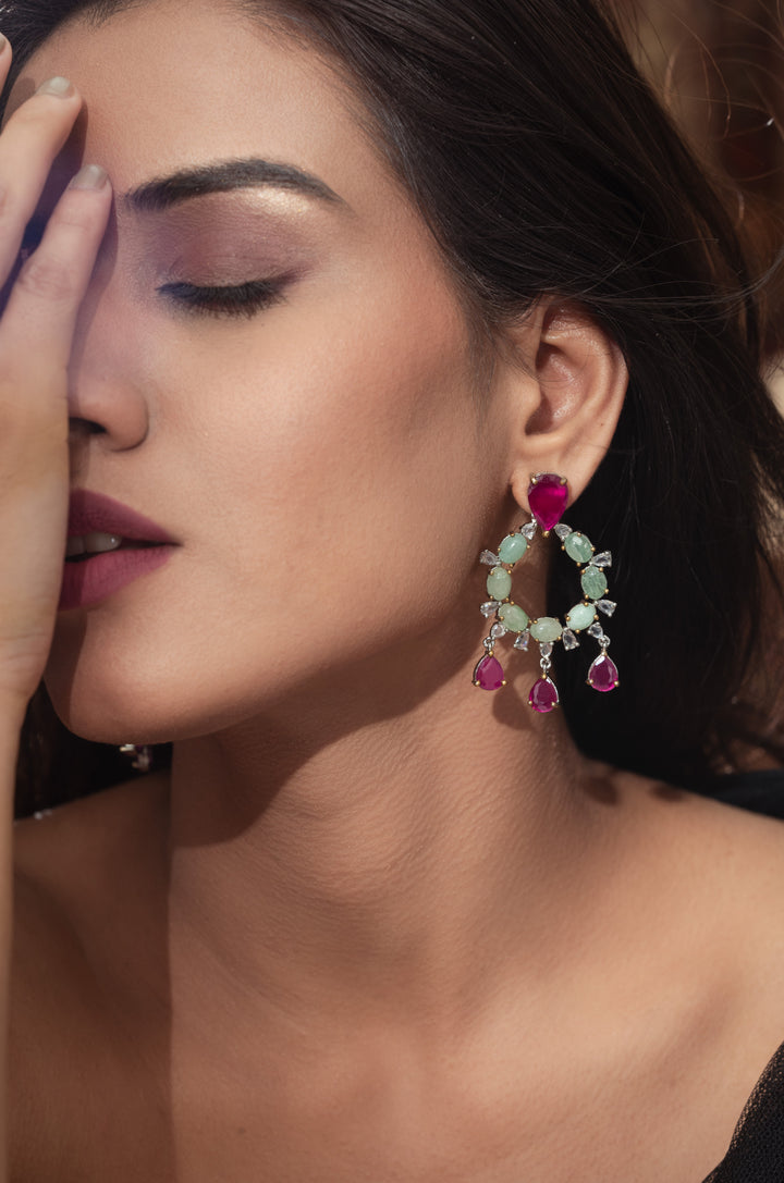 Rylee Red Mint Earrings