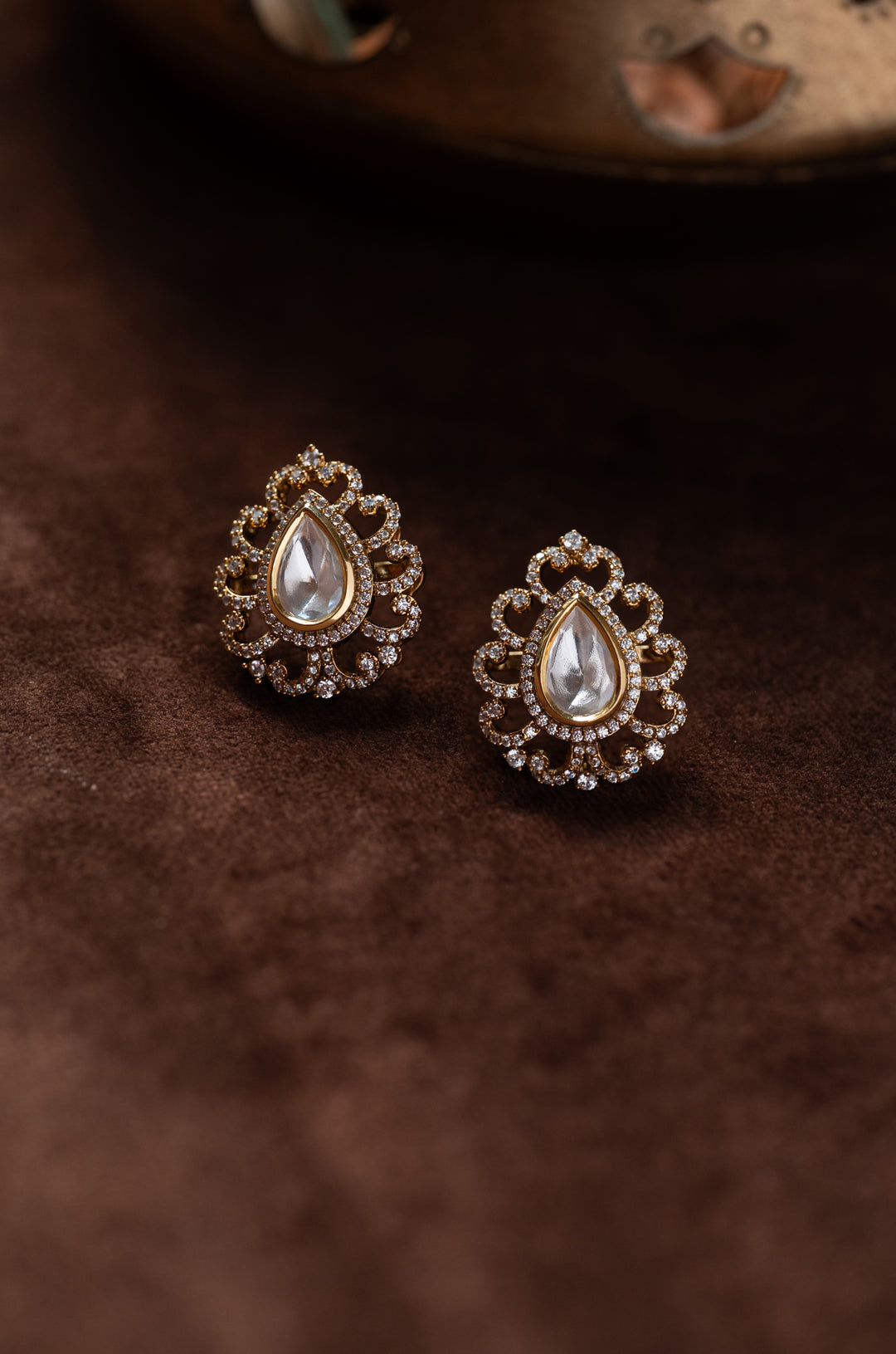 Raasya Polki Stud Earrings