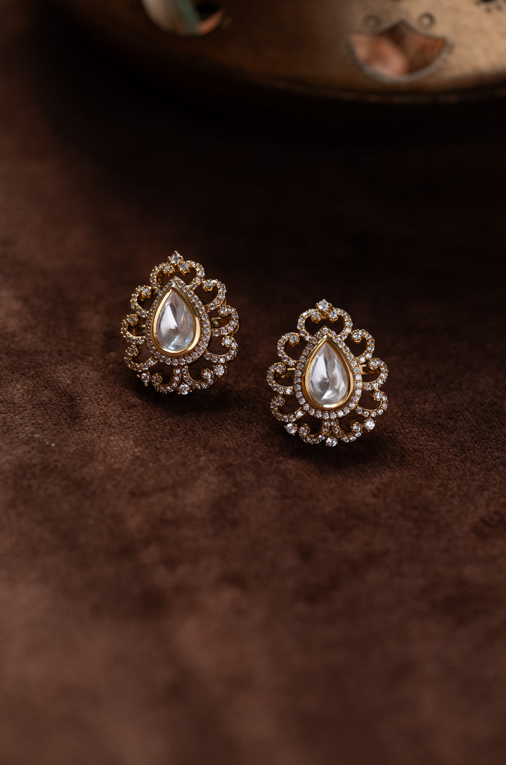 Raasya Polki Stud Earrings