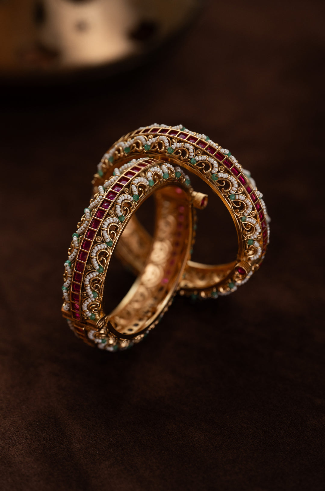Gulraiz Pink Bangles - Set of 2