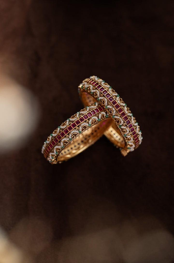 Gulraiz Pink Bangles - Set of 2