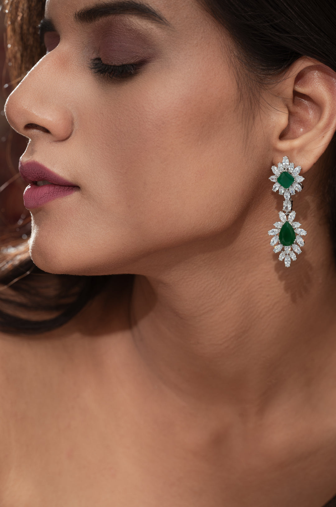 Vivian Green Victorian Earrings