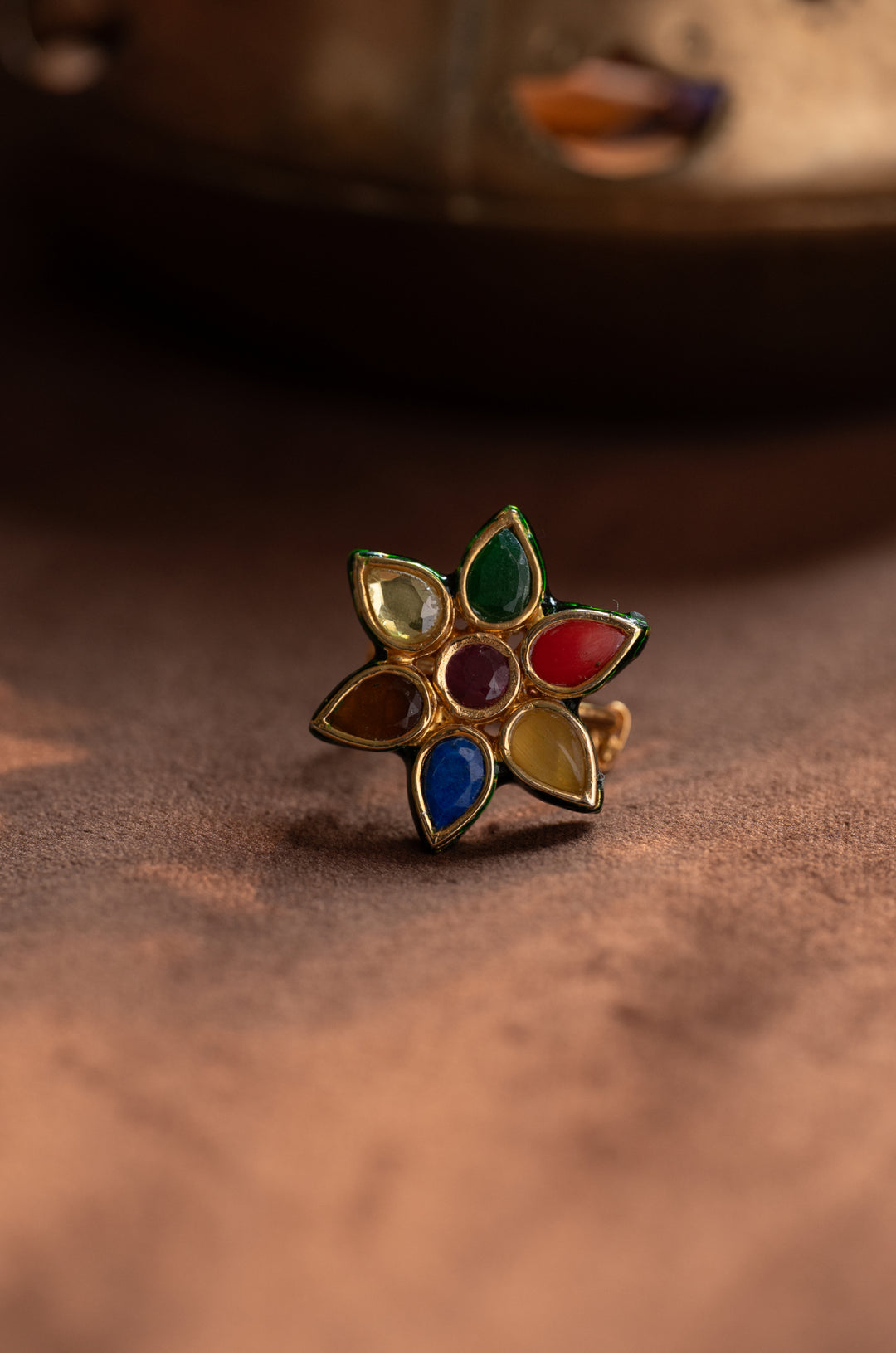 Riddhi Navrattan Kundan Ring