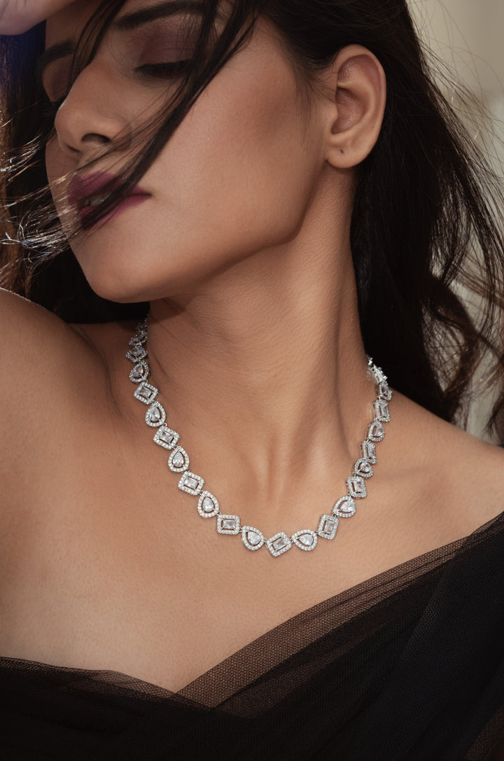 Aliyah Faux Diamond Necklace