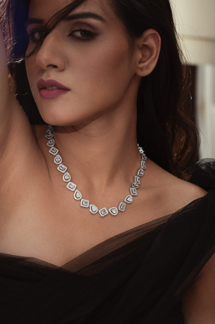 Aliyah Faux Diamond Necklace