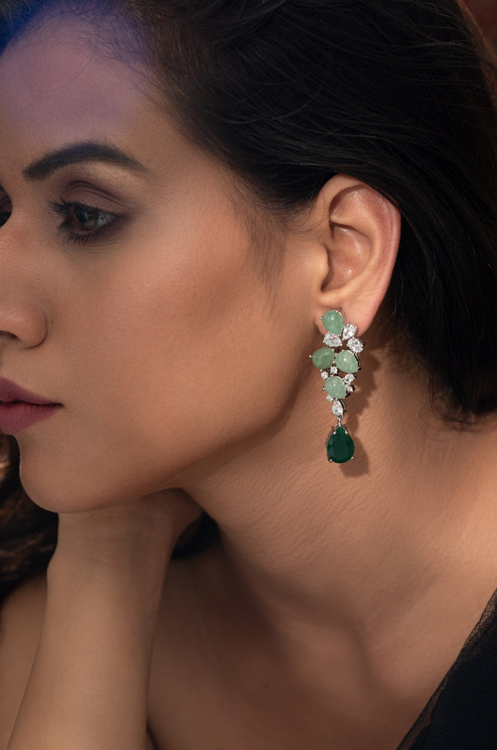 Sara Green Drop Earrings