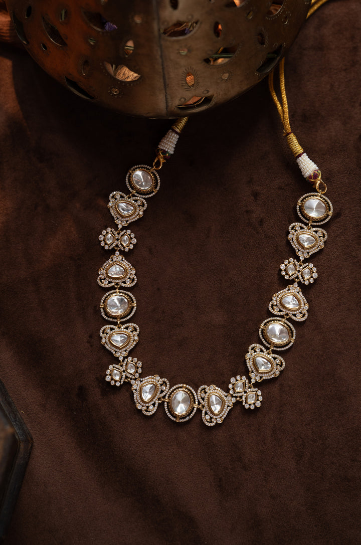 Ahlaya Polki Choker Necklace