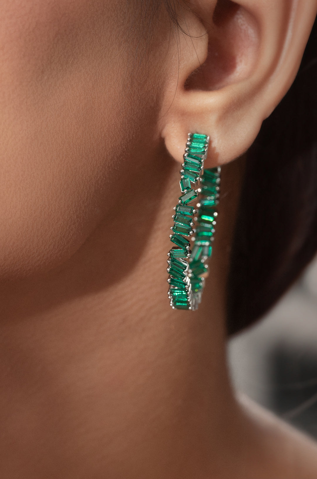 Odette Green Hoops