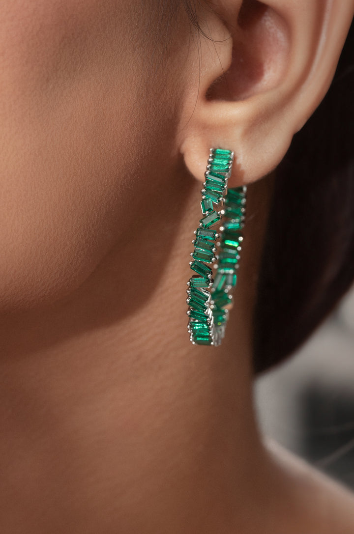Odette Green Hoops