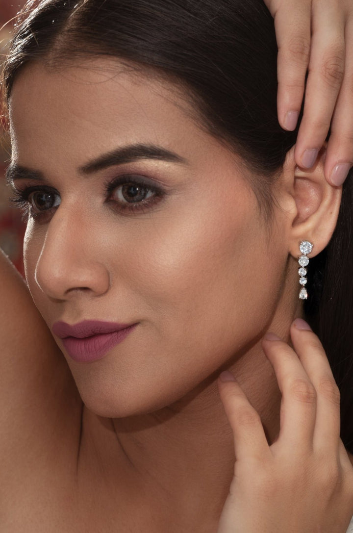 Mallory Silver Earrings