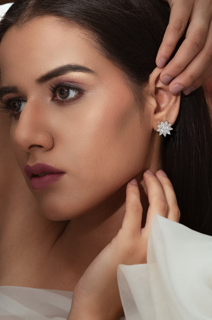 Lily Floral Studs
