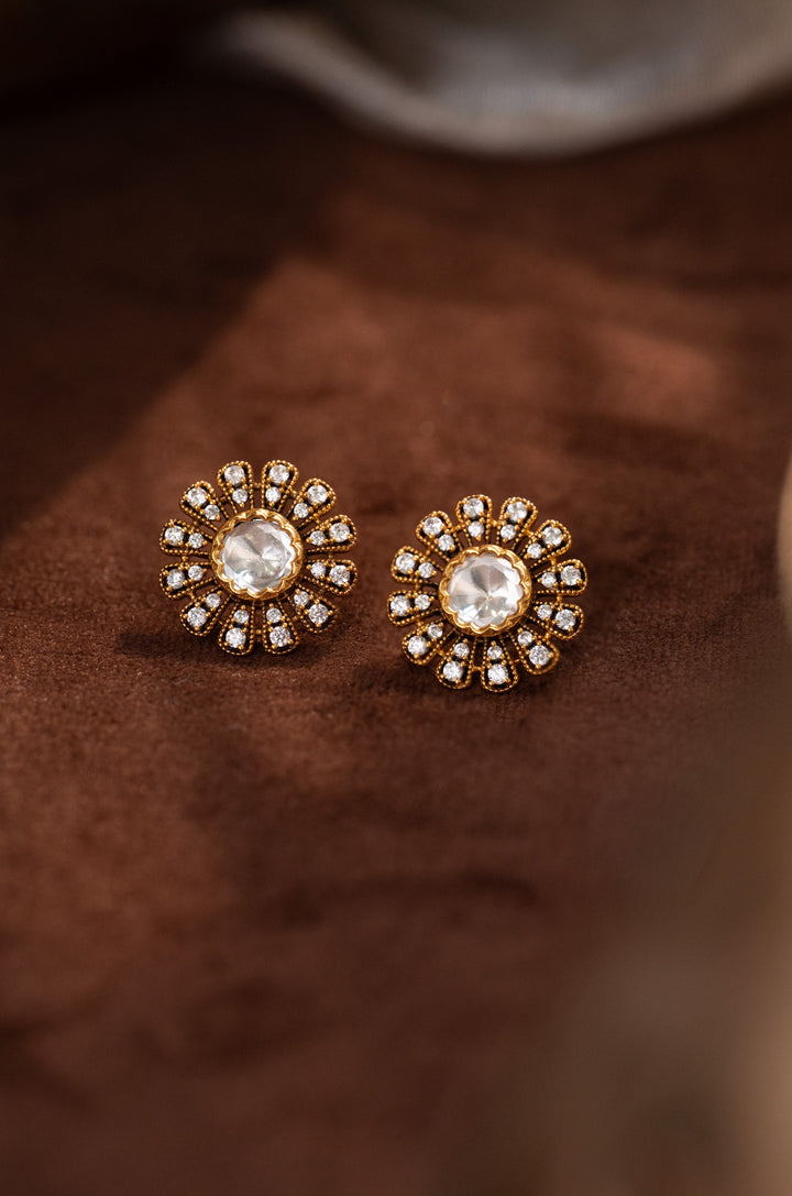 Aafreen Polki Stud Earrings