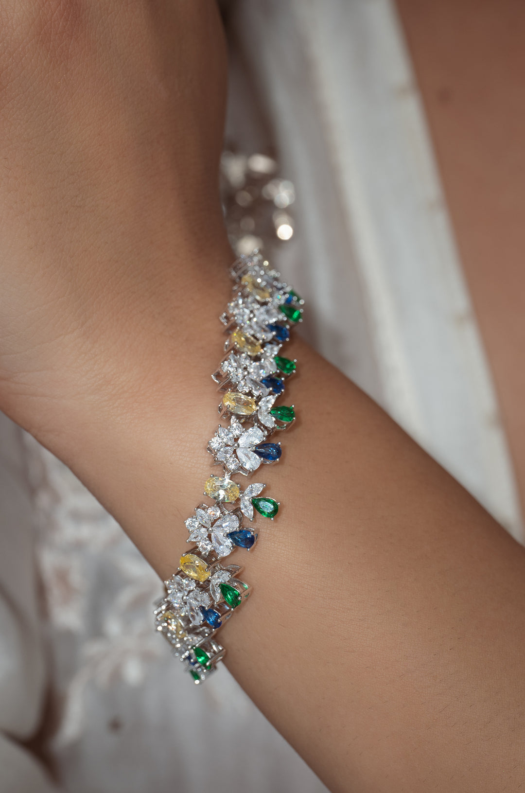 Laila Faux Diamond Bracelet