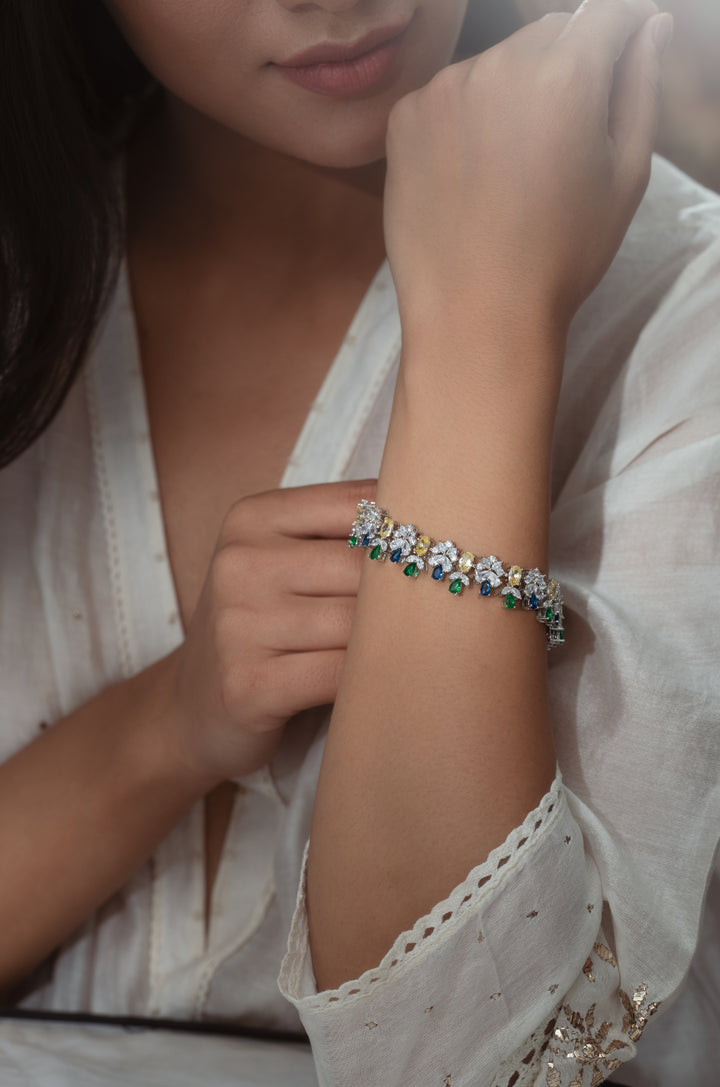 Laila Faux Diamond Bracelet