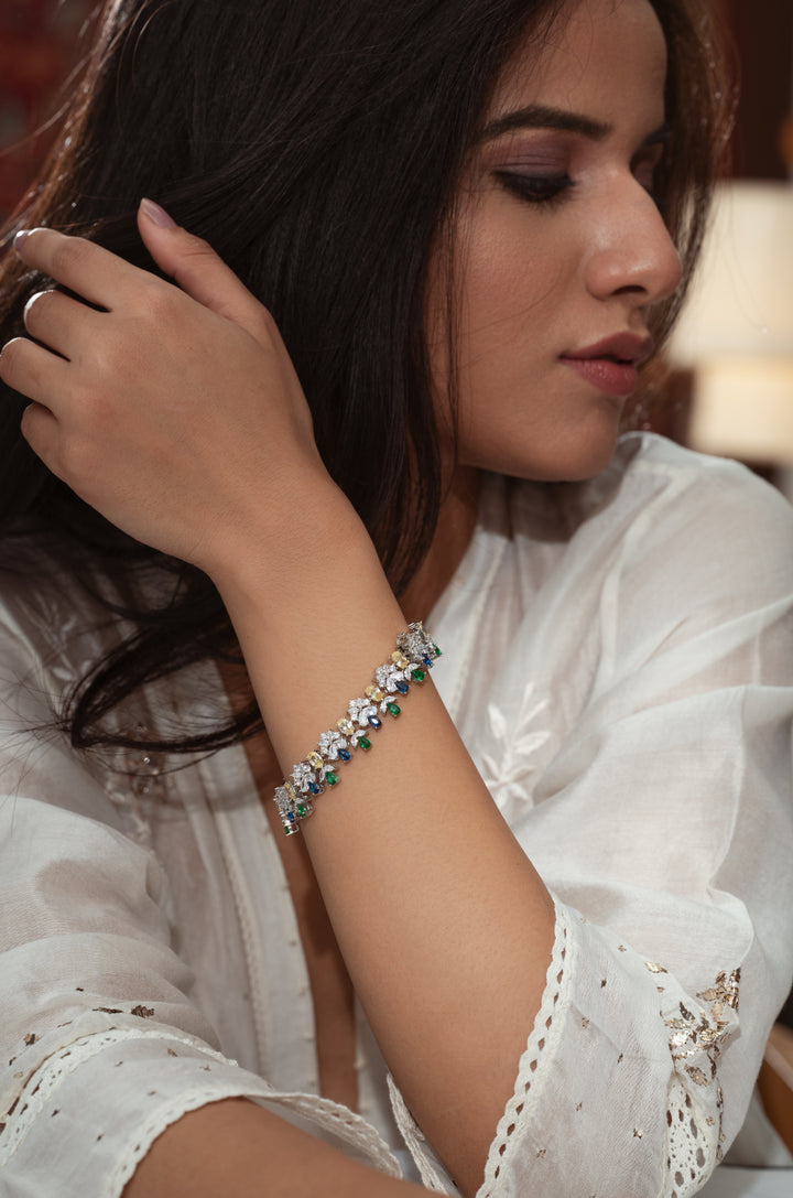 Laila Faux Diamond Bracelet