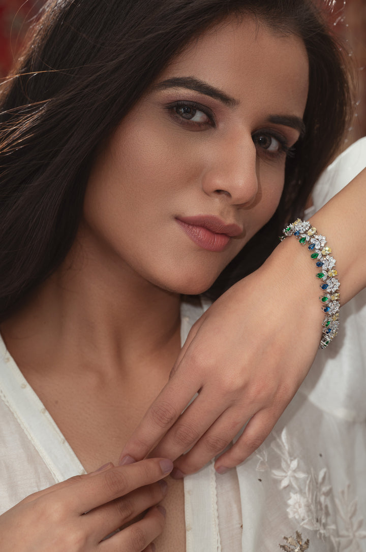 Laila Faux Diamond Bracelet