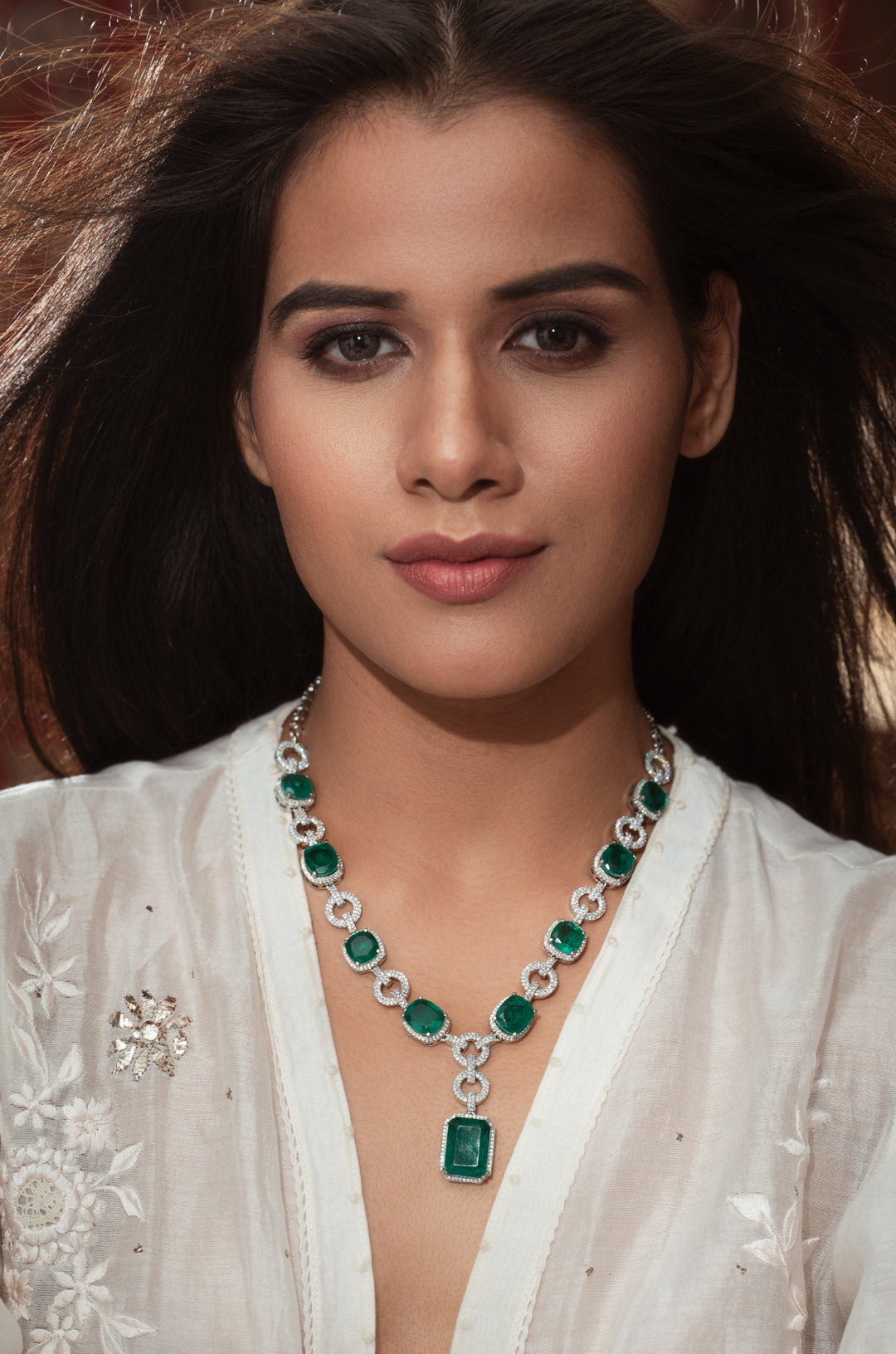 Isabel Green Necklace Set