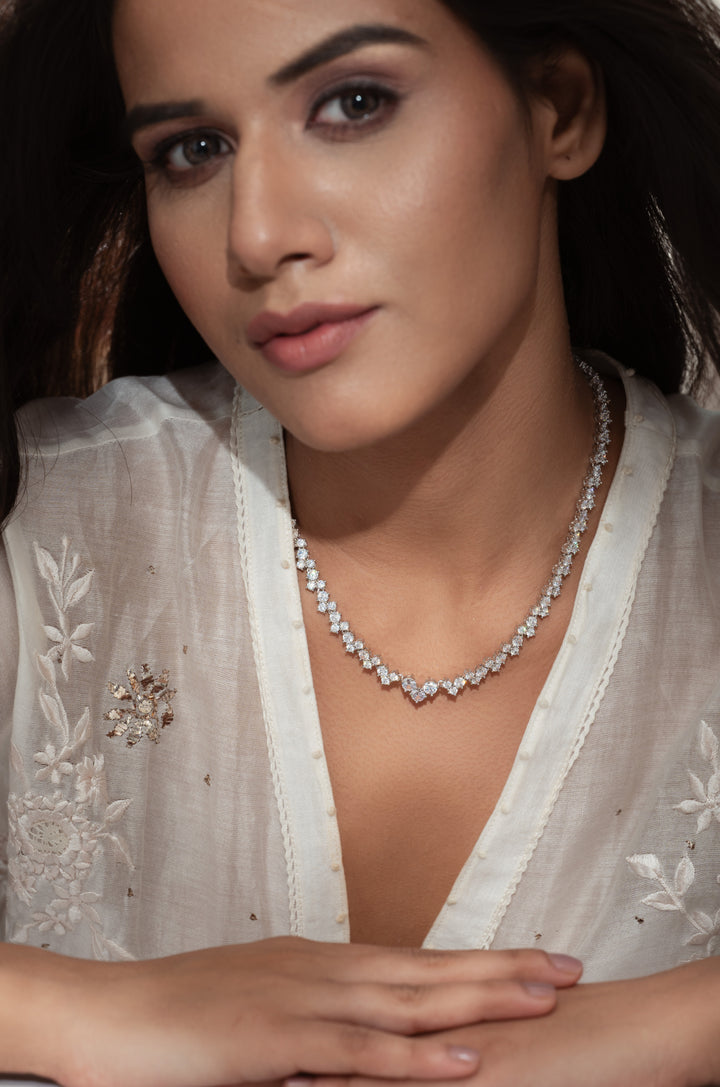 Embery Silver Necklace