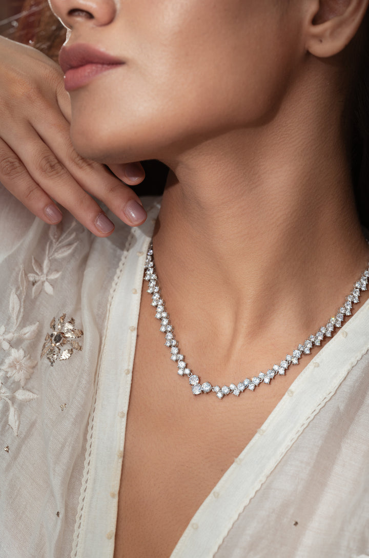 Embery Silver Necklace