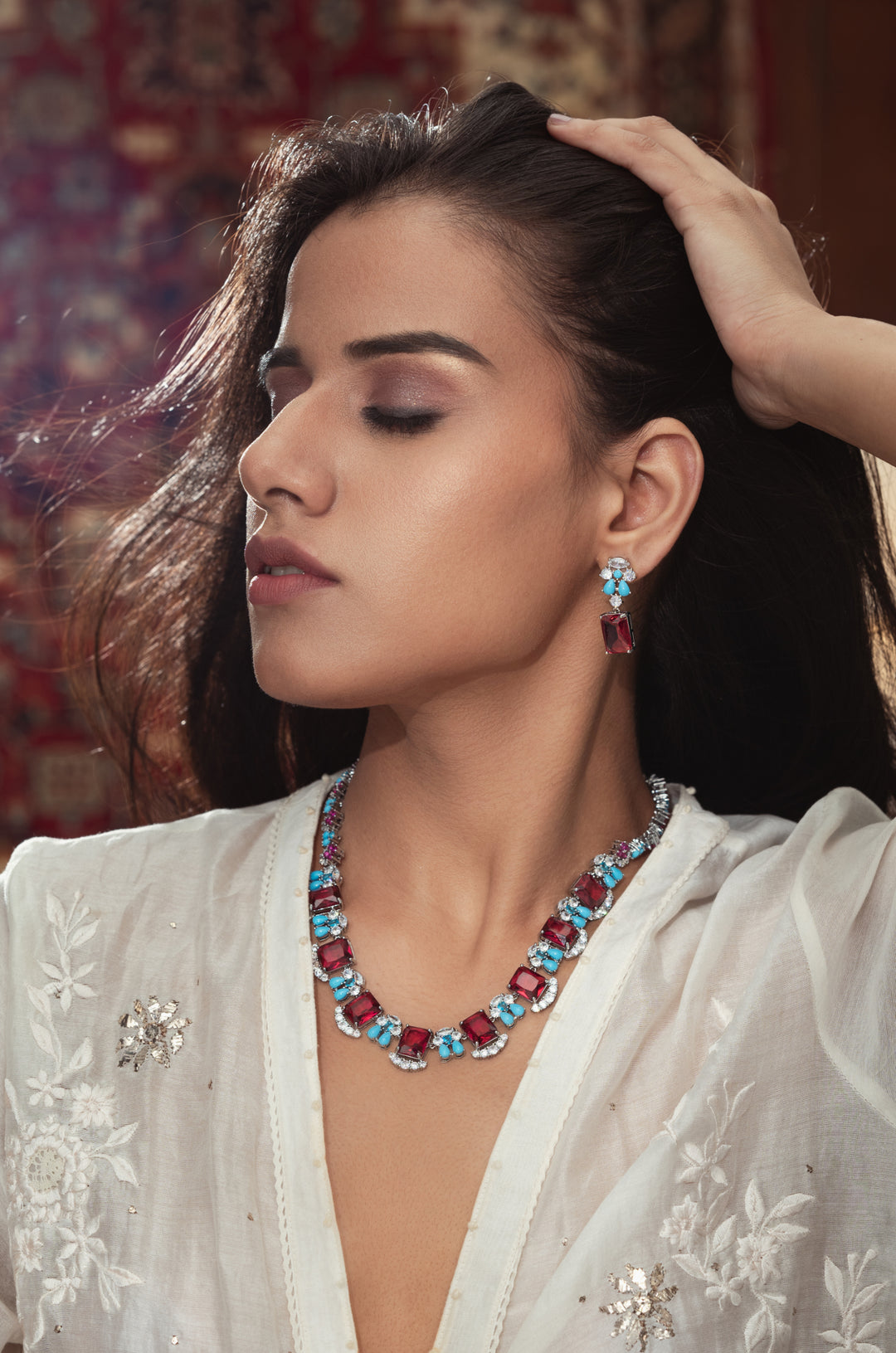 Rowan Multicolored Necklace Set