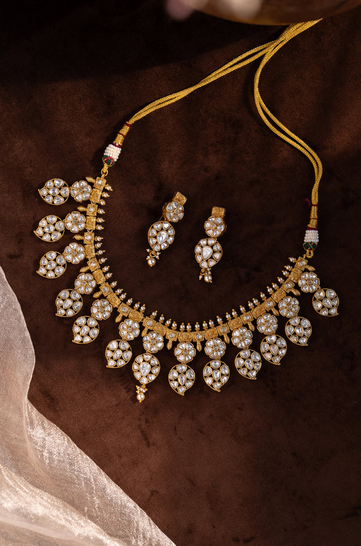 Pranali Polki Necklace Set