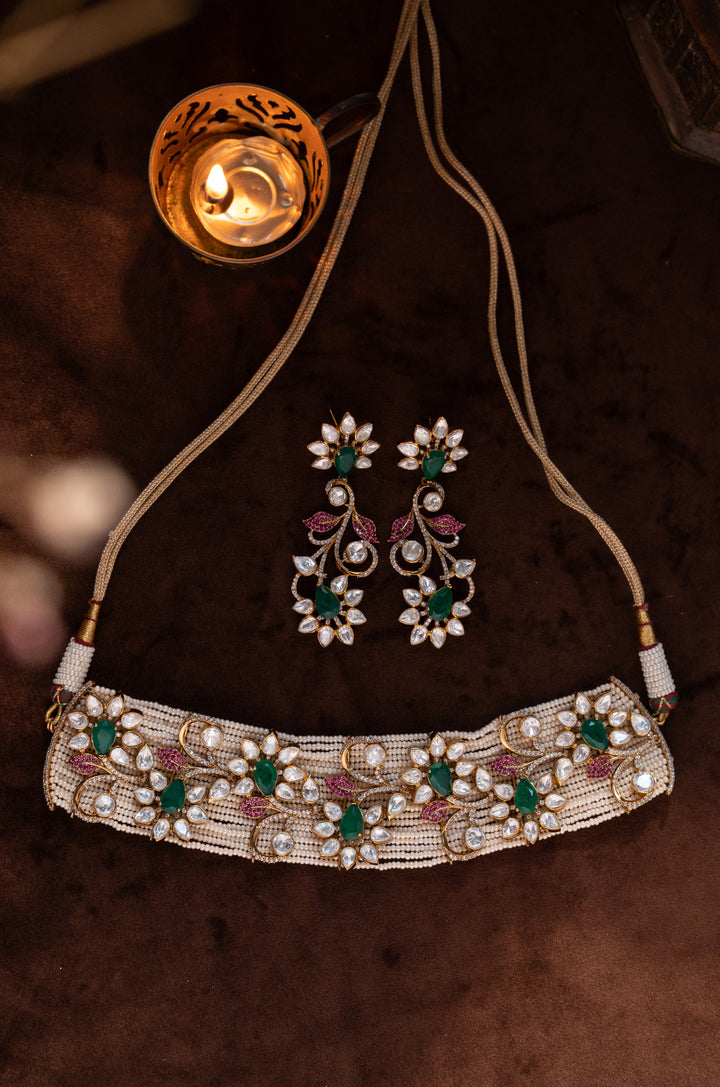 Miraaya Polki Necklace Set