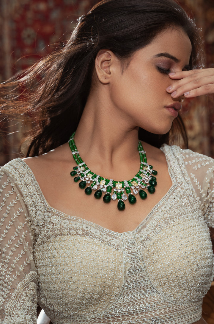 Parker Green Necklace Set