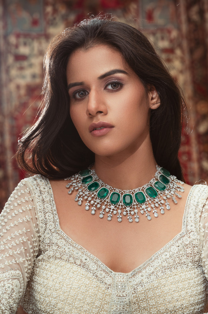 Emery Green Necklace Set