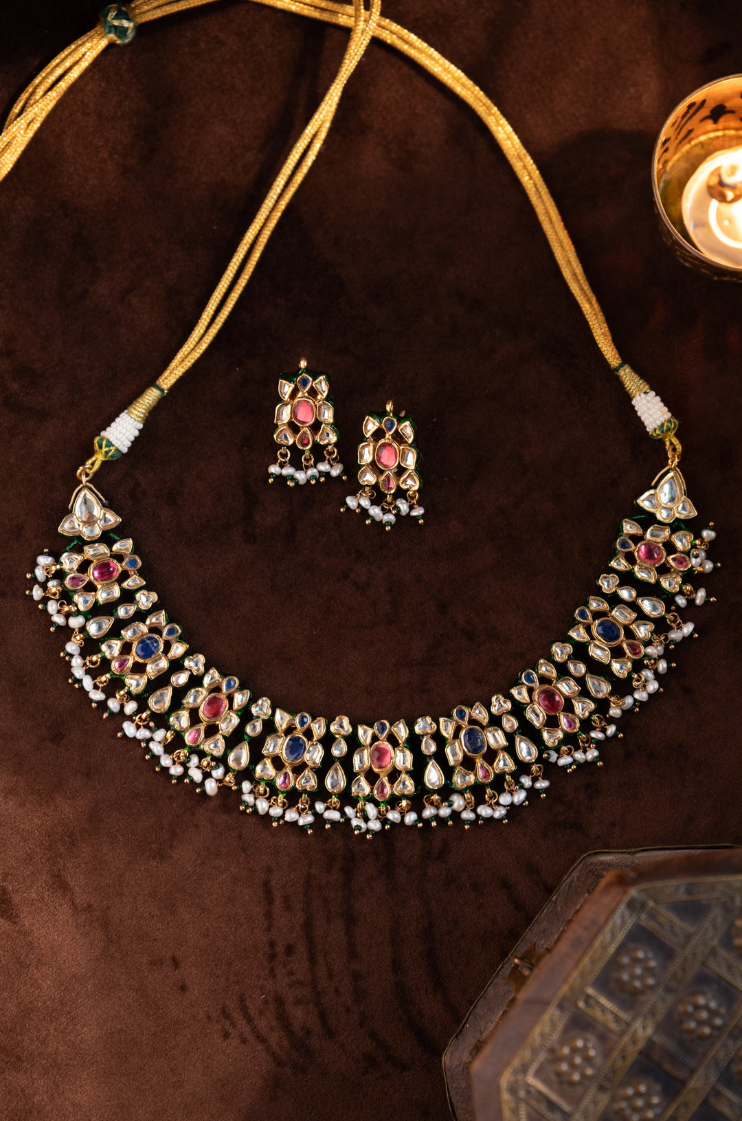 Urvashi Multicoloured Necklace Set