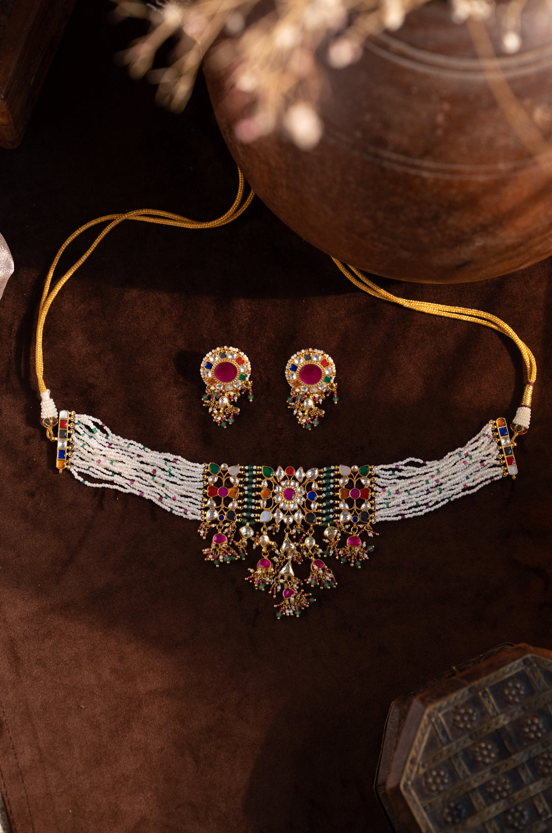 Talismani Kundan Necklace Set