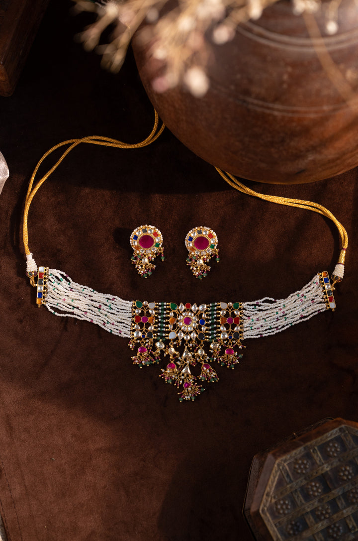 Talismani Kundan Necklace Set