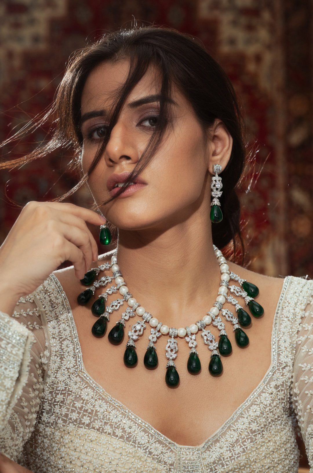 Emerson Pearl Necklace Set