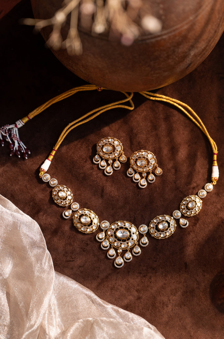 Shazmeen Polki Necklace Set