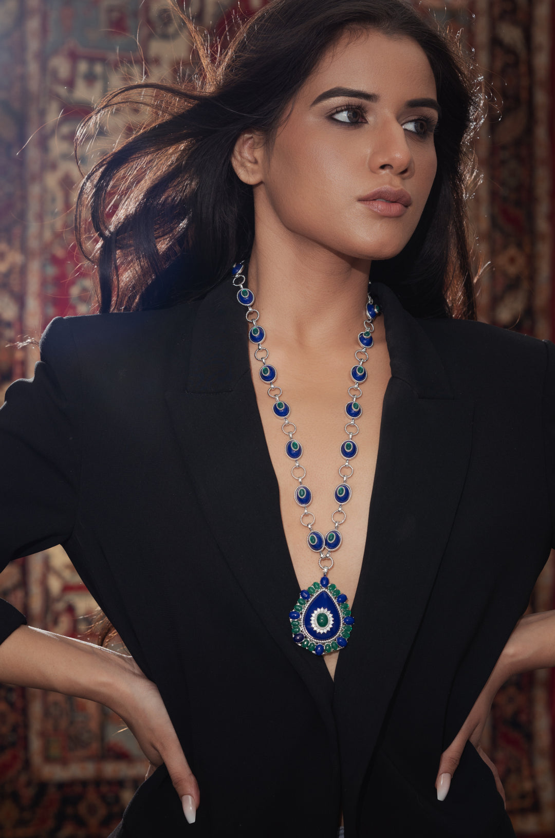 Bianca Blue Necklace Set