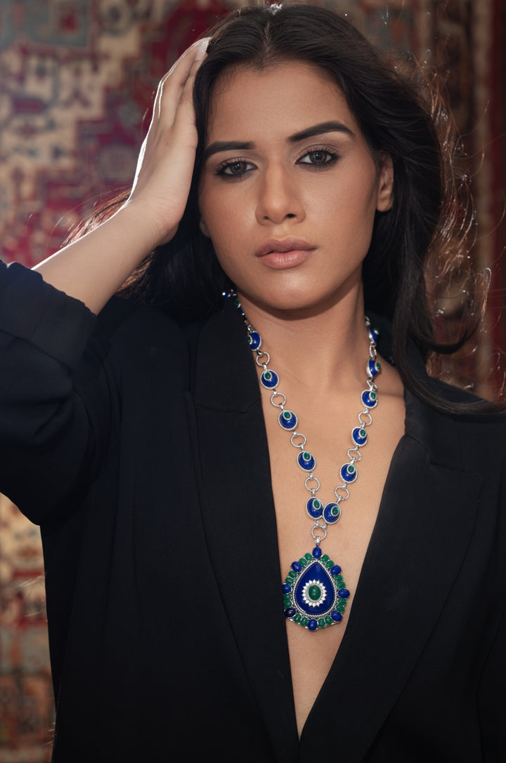 Bianca Blue Necklace Set