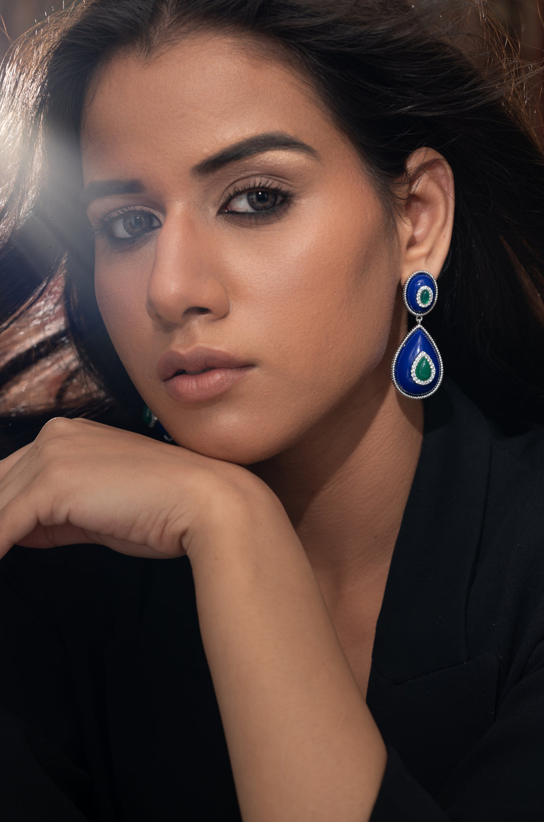 Bianca Blue Earrings
