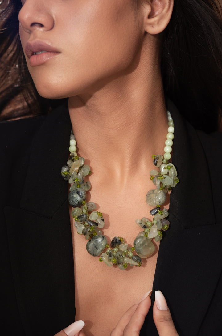 Esme Green Statement Necklace