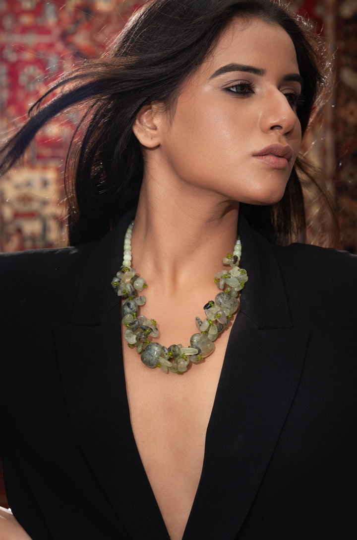 Esme Green Statement Necklace